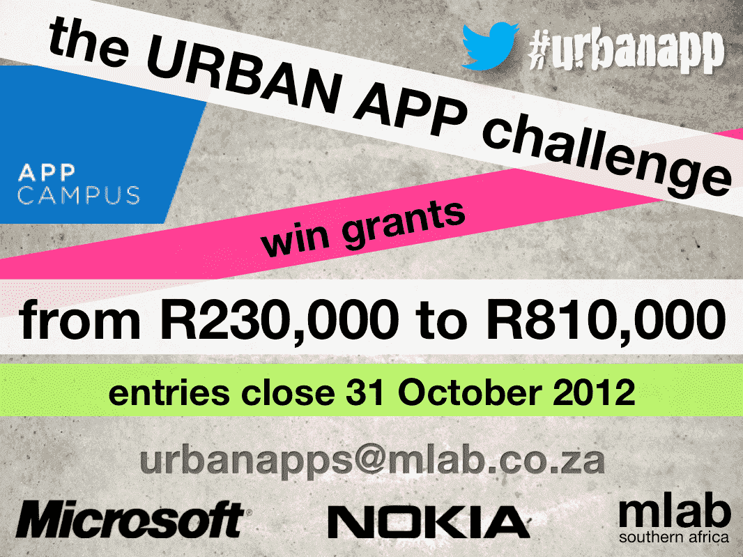 the urban app challenge grants from r230 000 to r810 000 up for grabs