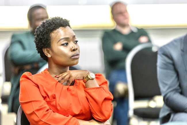 Kiddo Cool CEO at a business conference in the City of Tshwane. 