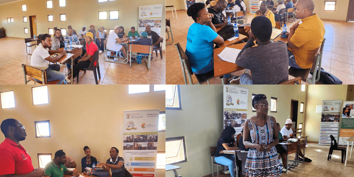 Digital Entrepreneurship training in a village in Limpopo 